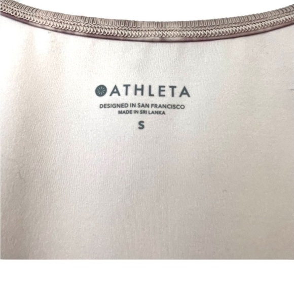 Athleta Floral Light Vintage Rose Workout Athletic Tank - SZ S - Picture 6 of 7
